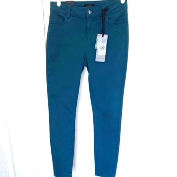 NWT ☆ Soya Concepts Patrizia Skinny Cropped Teal Jean - Picture 3 of 12